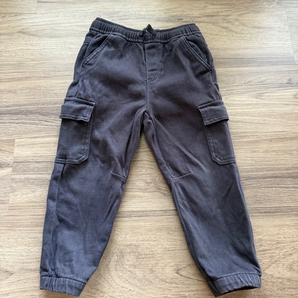 Zara Kids Black Cargo Sweatpants